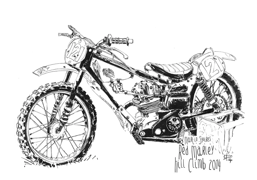1967 BSA B25 in an Ansel Speedway Frame