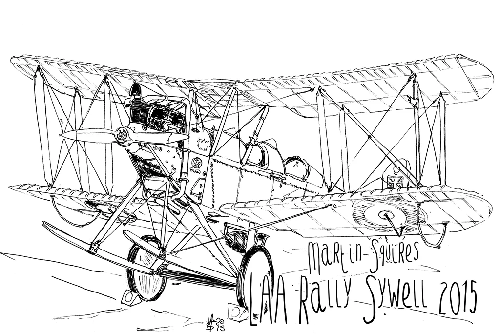 1914 Royal Aircraft Factory BE-2c Replica