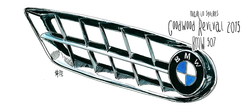 BMW 507 Side Grill