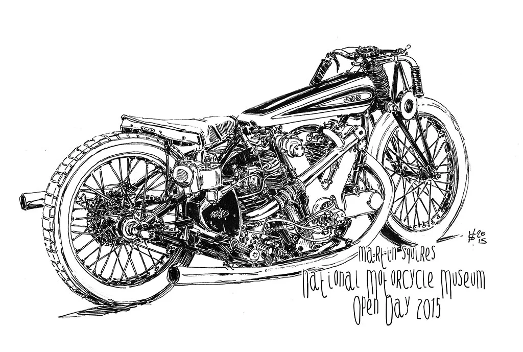 1929 AJS Record Attempt Machine