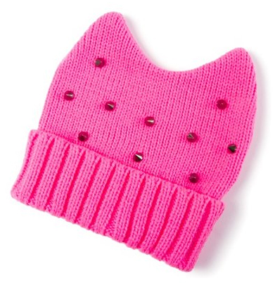 Studded Cat Ear Beanie