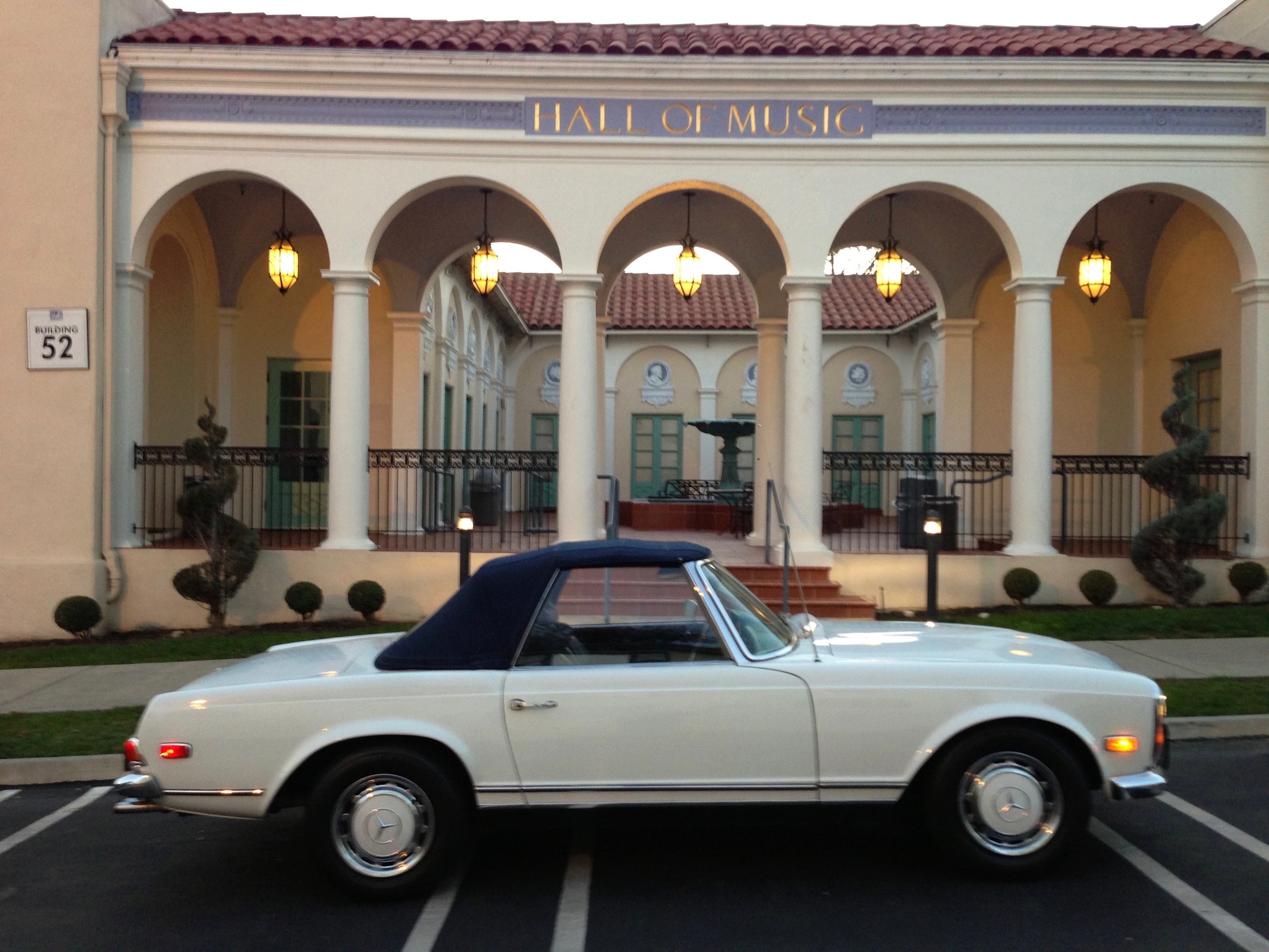  My 280 SL at Fox Hall of Music 