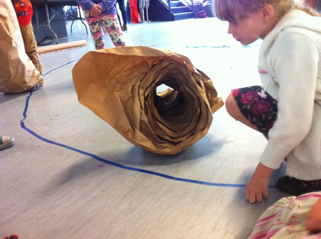 Nora teaching an art and movement workshop with visual artist Anna Sikorska. MK Gallery, Milton Keynes. Photos: Anna Sikorska