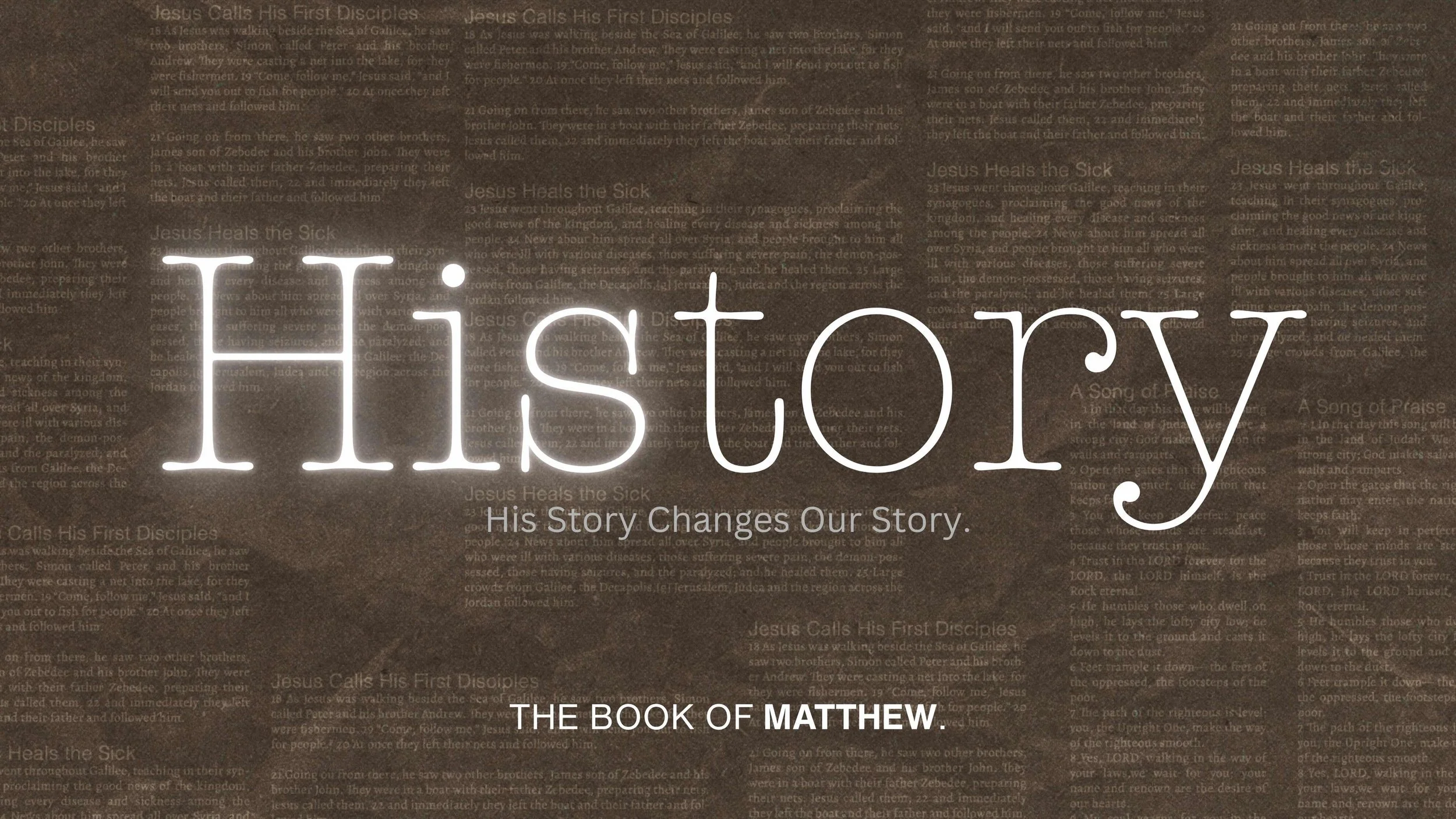 His-tory - His Story changes our story | Pastor Kendall