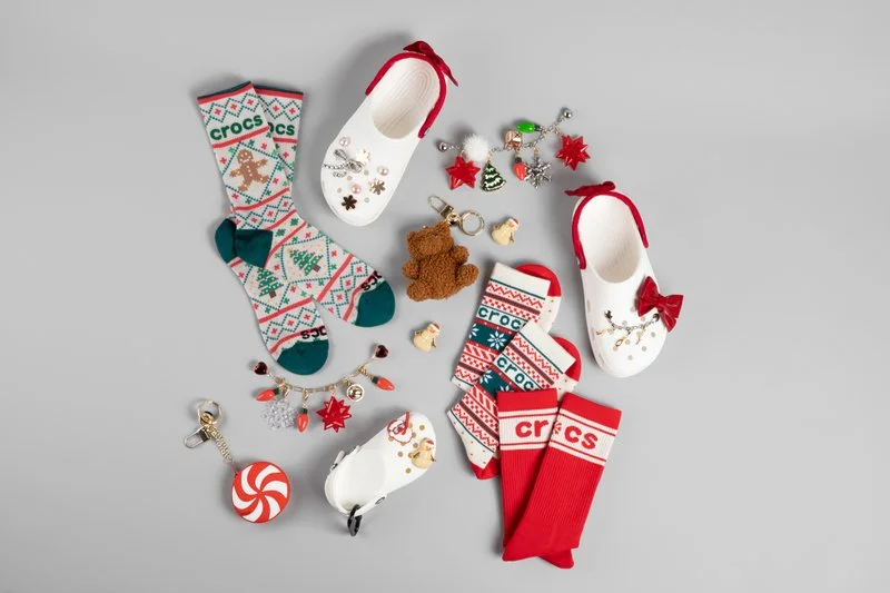 Crocs holiday socks and Jibz 2025.jpg