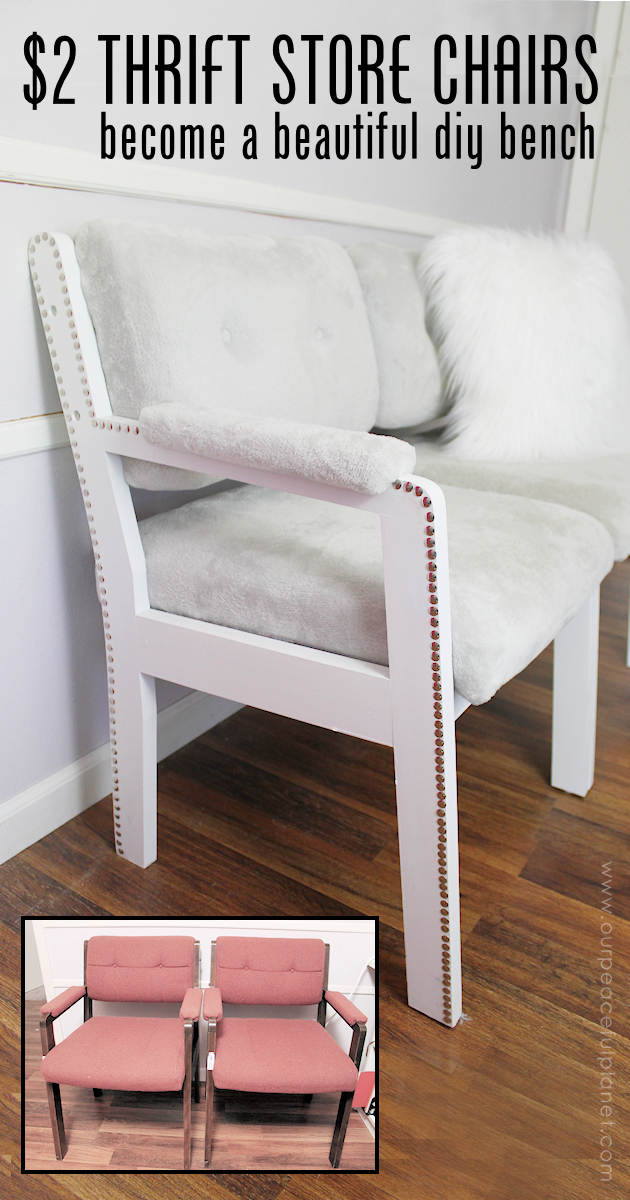 Pretty plush bench