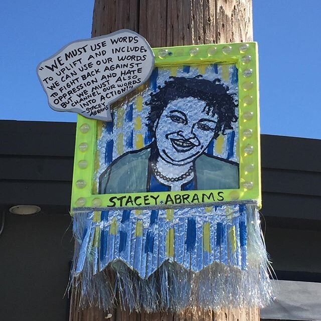 on the street  #staceyabrams