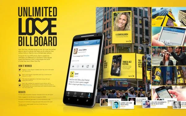 Sprint Unlimited Love Billboard