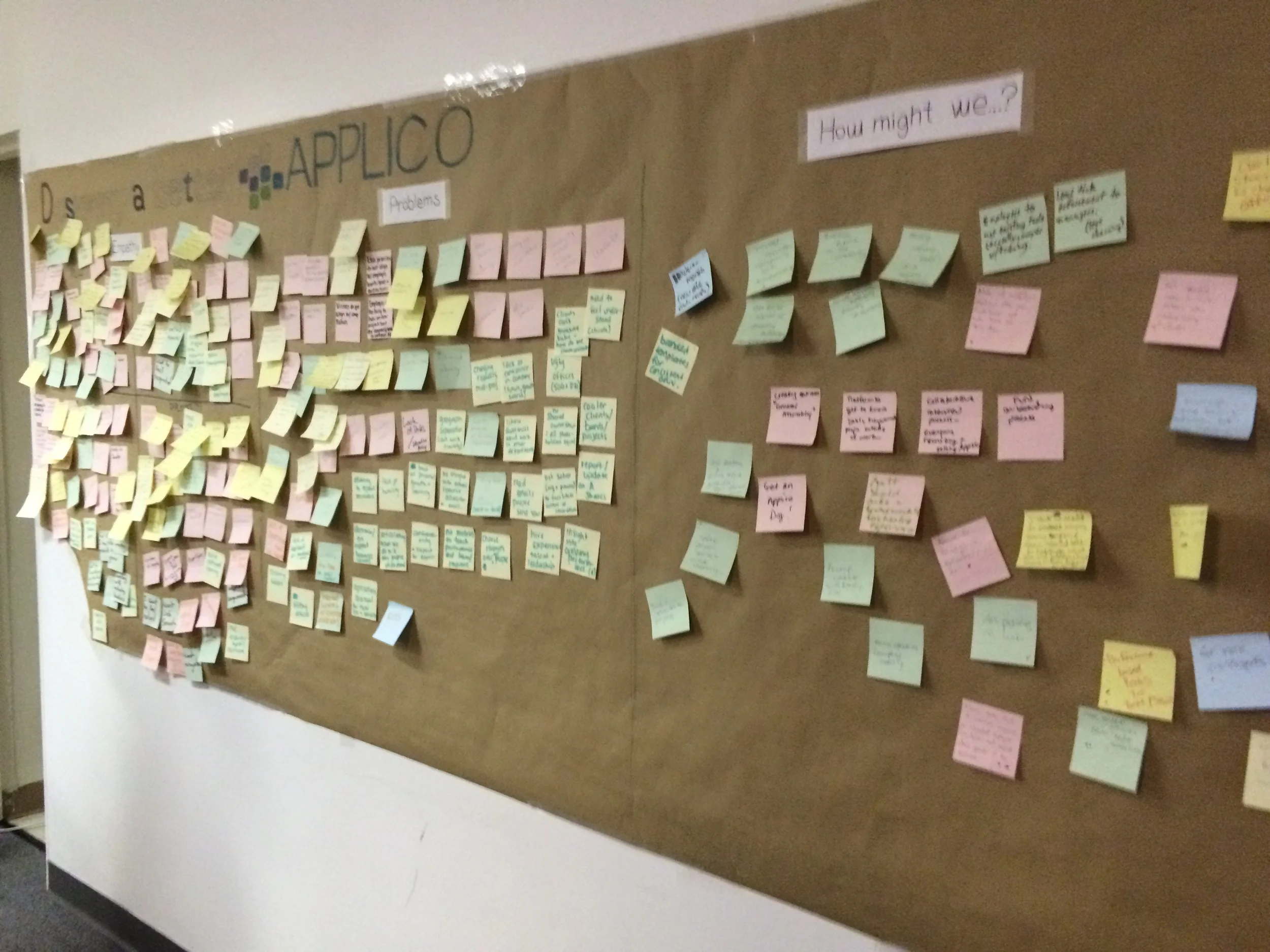 "Designing a better Applico" Workshop