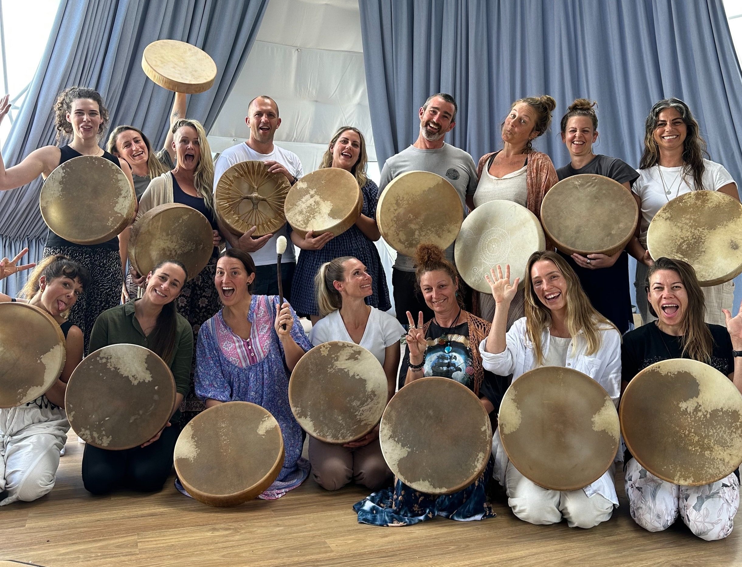 Drum Crafting Weekend Retreat @sunquencha_temple Gloucester, NSW
