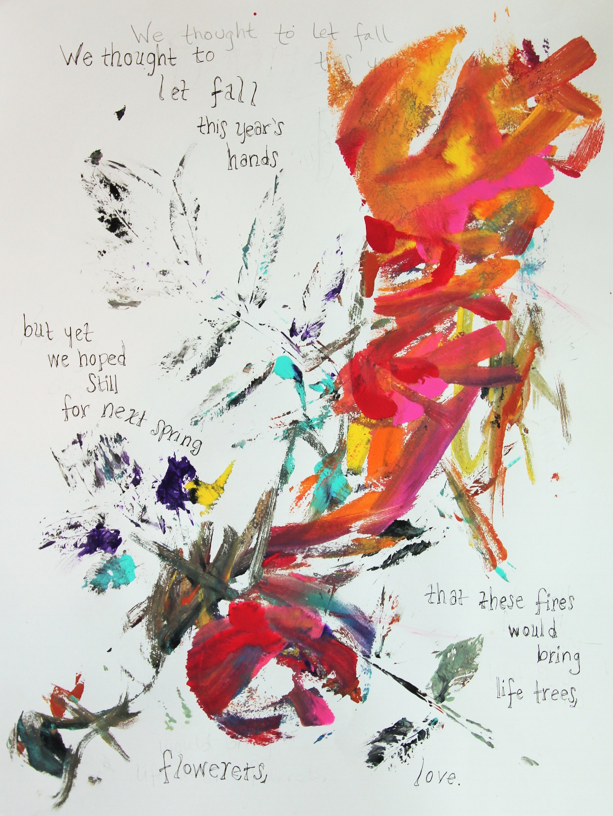 "Flowerets" from Leaves of Absence , 2016.