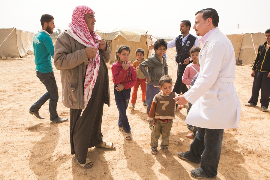 Most polio cases in Syria have occurred in children under two years old, who were born there after the war started and missed their regular vaccinations. Disruption of routine immunizations, damage to health infrastructure, and a displaced populatio