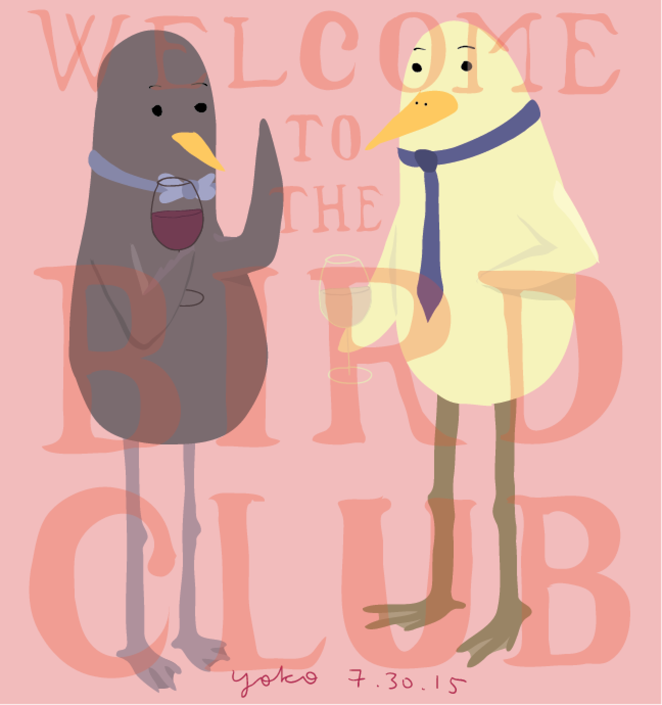 Birdclub12 , 30 july 2015. also not really a doodle. I got carried away For ryan sparrow