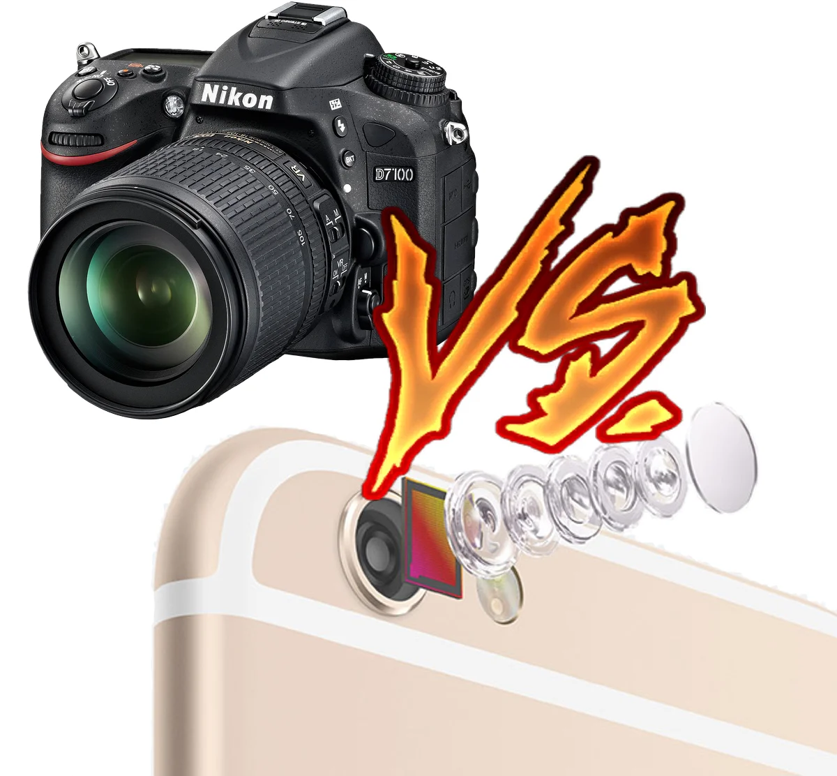 iPhone 6s vs DSLR, MATCHUP !