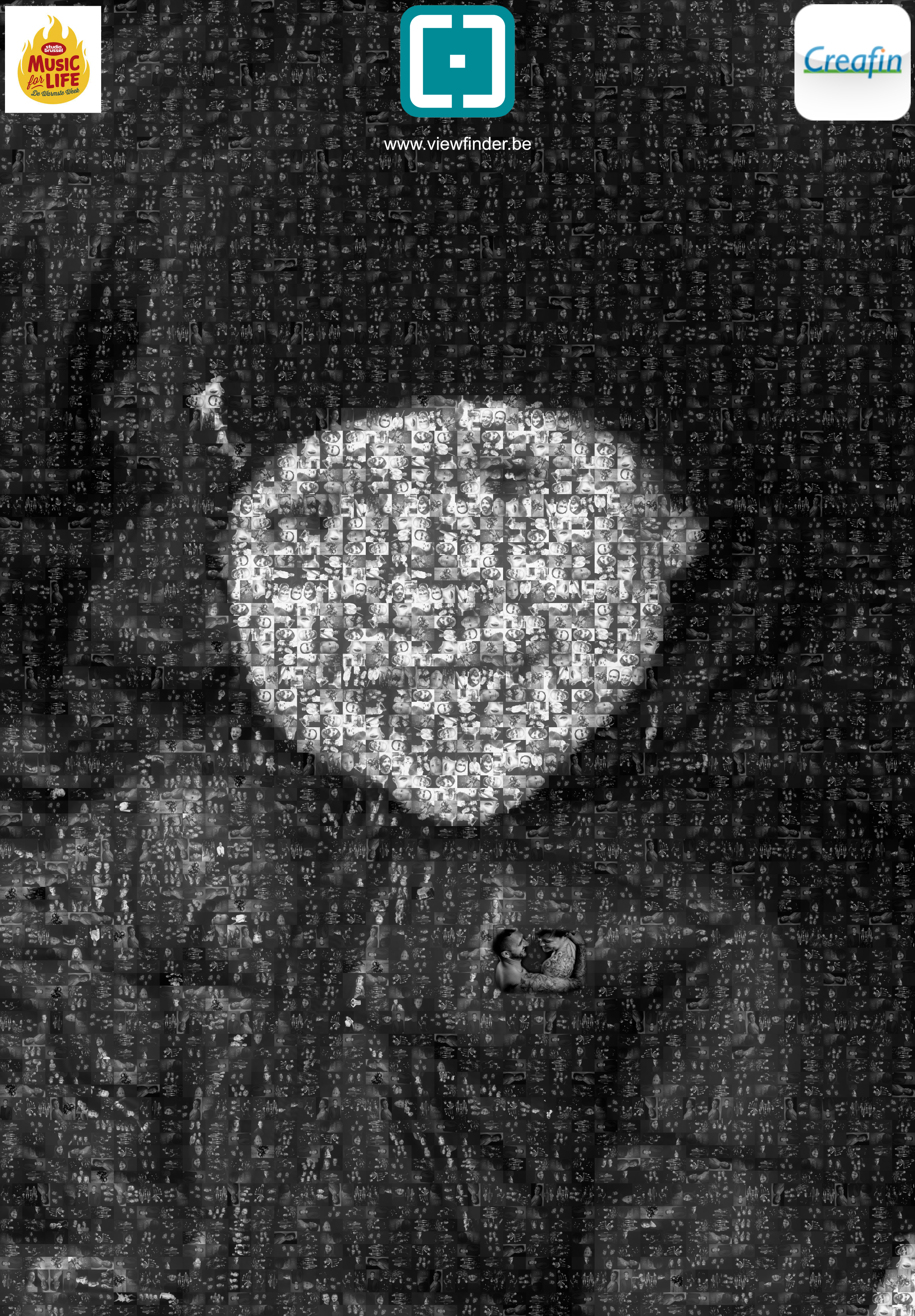 Foto van Ferre met al de foto's van alle geportretteerden.