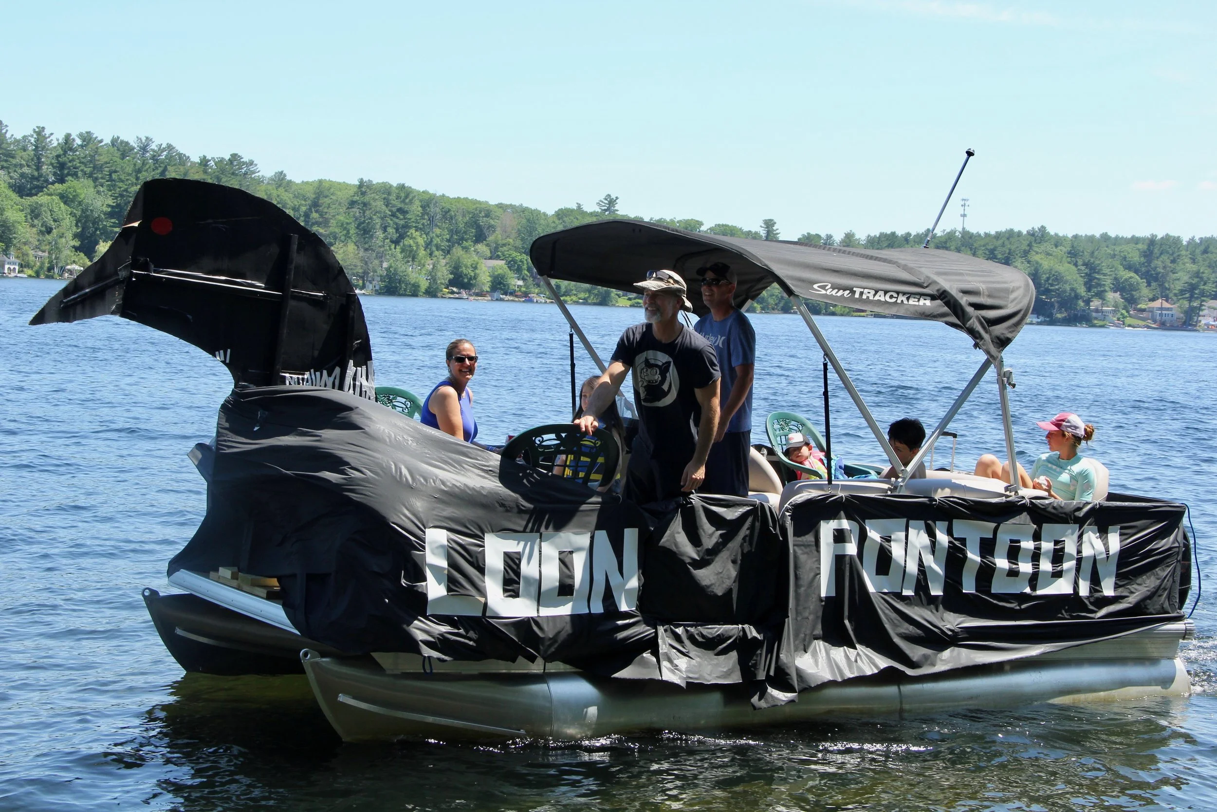 “Loon Pontoon” with The Kelly and Acker’s families.