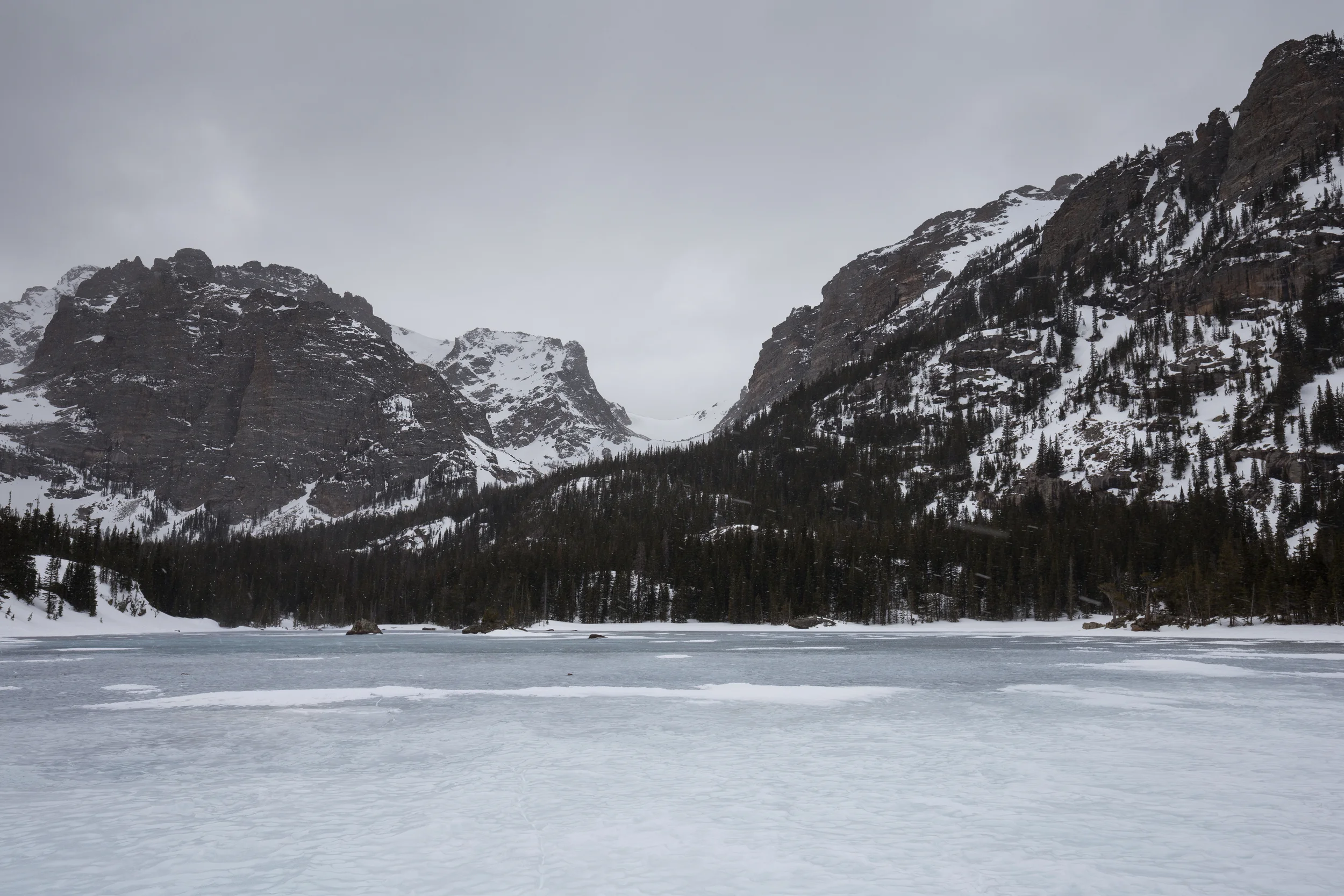 Rocky Mountain National Park Loch Vale Winter Hike The National
