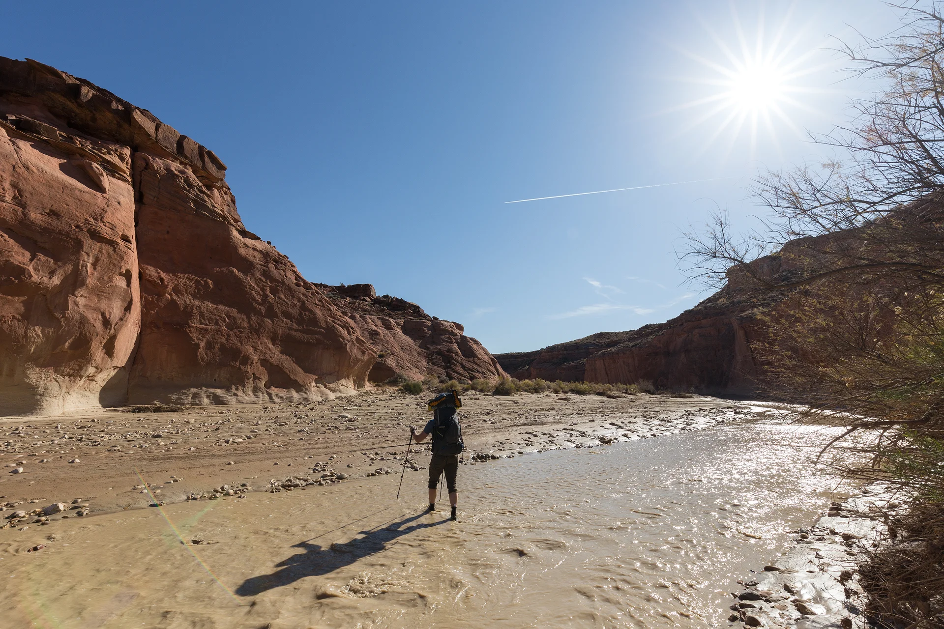 One of the first river crossings