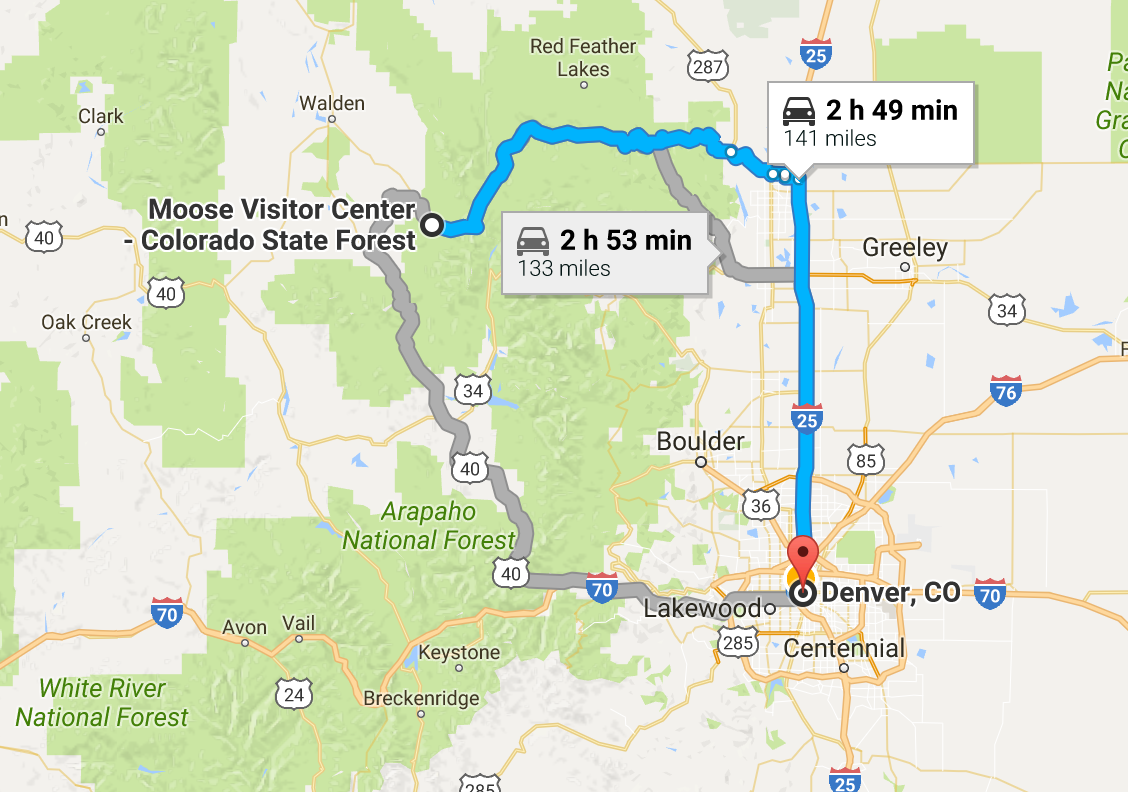 For Google directions to the visitor center, click HERE