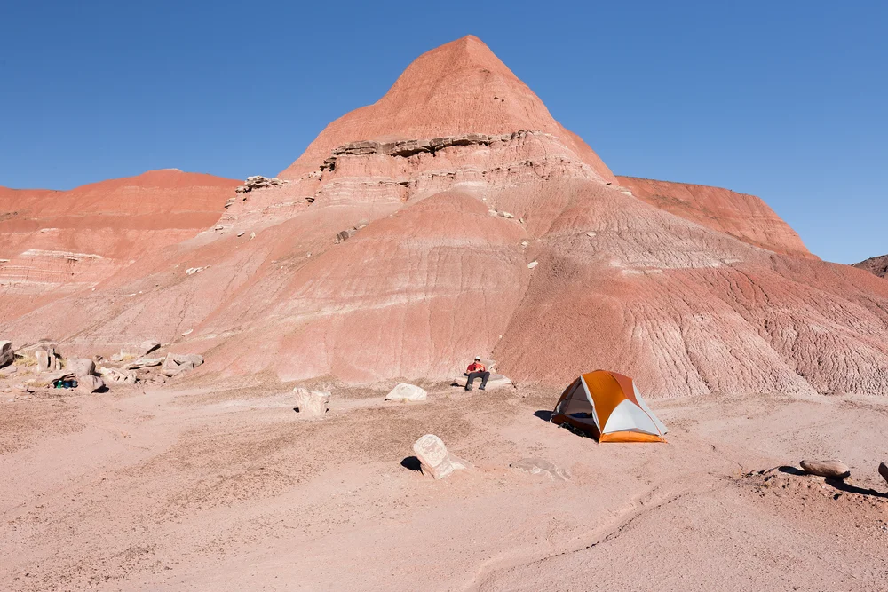 Backpacking In The Painted Desert Of Petrified Forest National Park The National Parks Girl