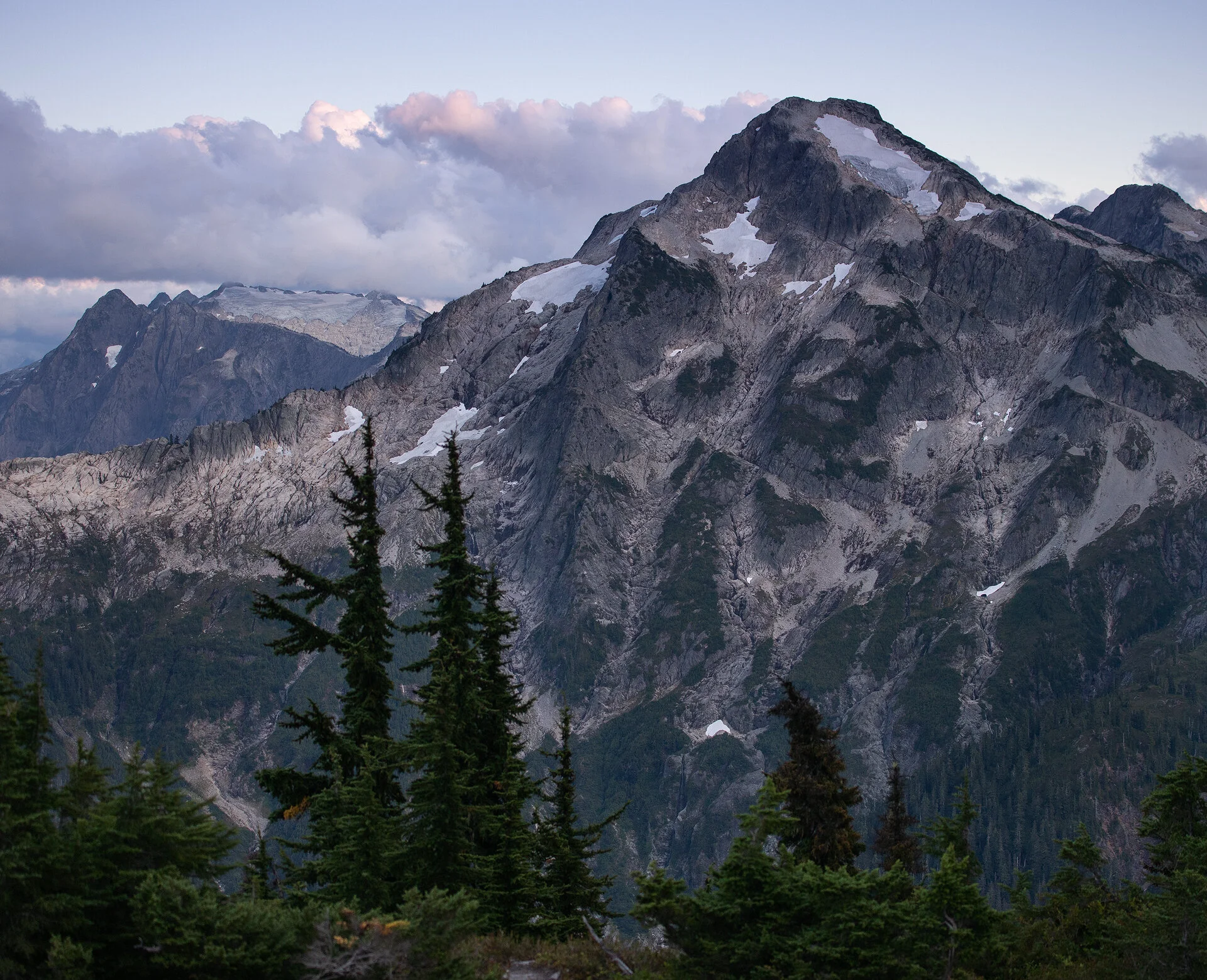 Mineral Mountain seen from Silesia Camp