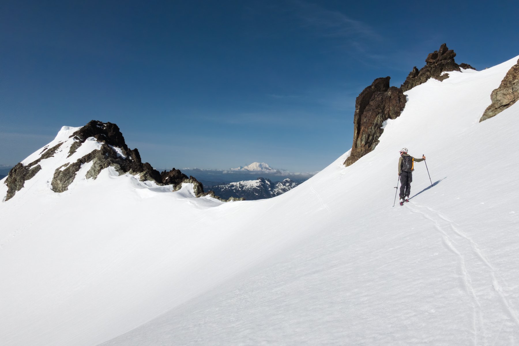 Spring Skiing on Mt Daniel