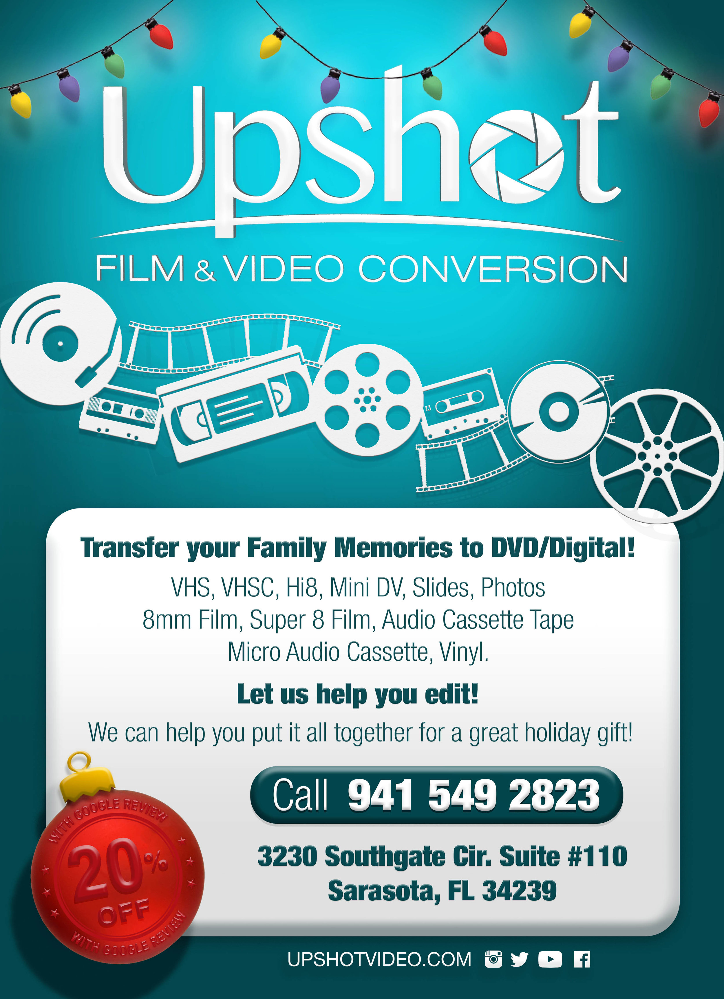 20% Percent Off With Google Review - VHS to DVD Transfer - Sarasota, FL