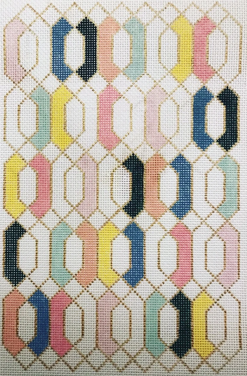 Interlocking Diamonds 15KK-2 8" x 12" on 13 mesh