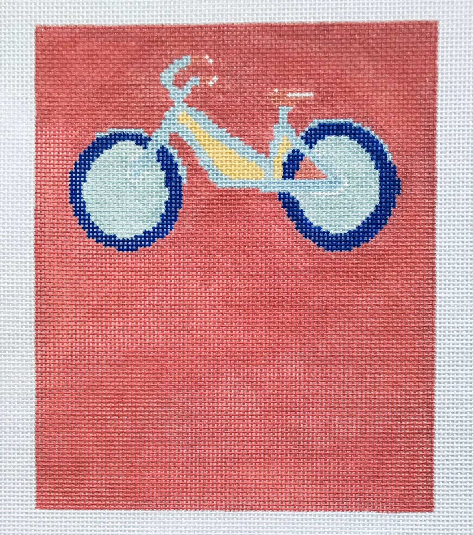 Bicycle Change Purse LG-3A 6.25” x 5” on 18 mesh