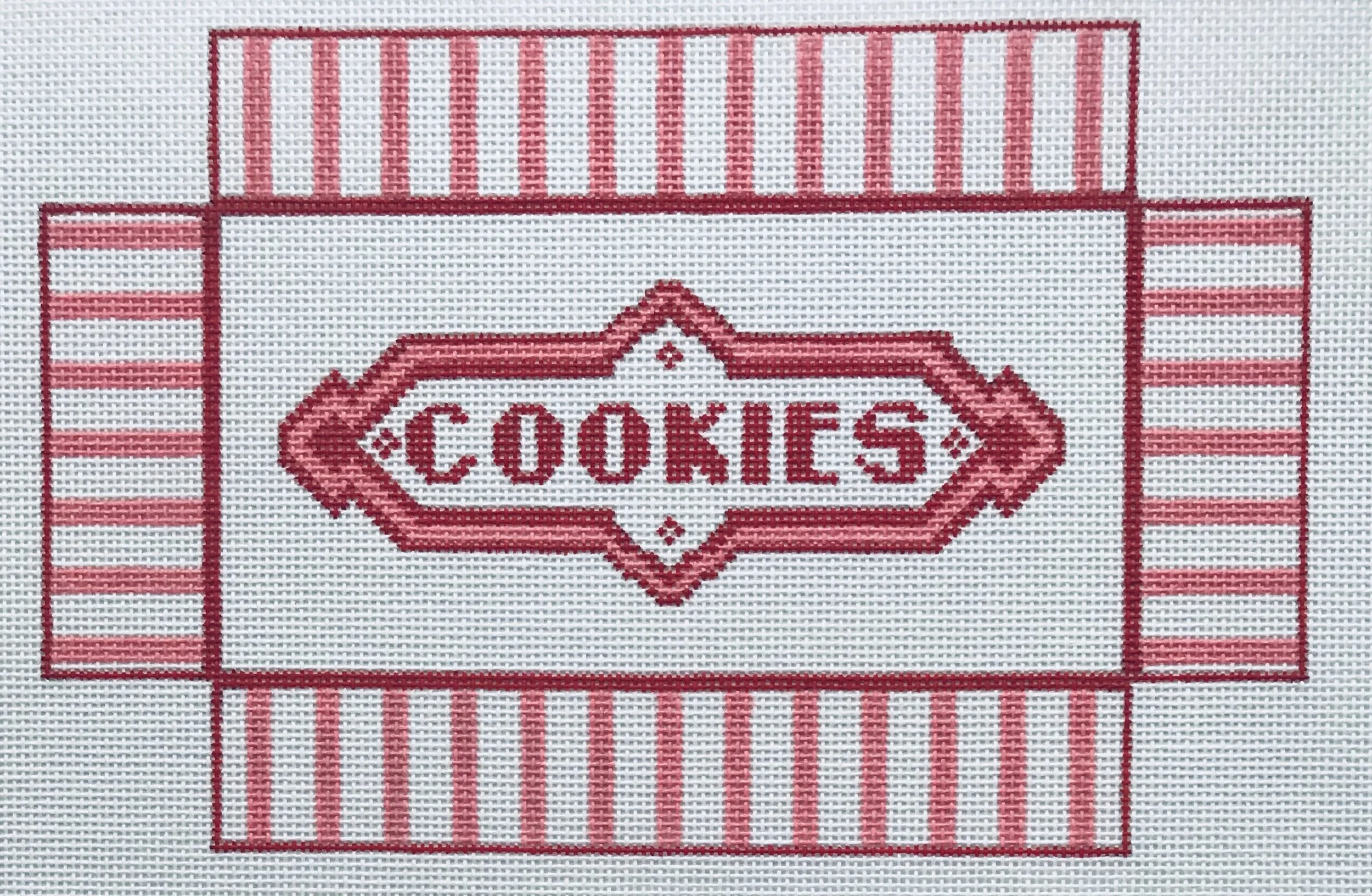 Cookies Box WWB2 8.25” x 5.5” on 18 mesh