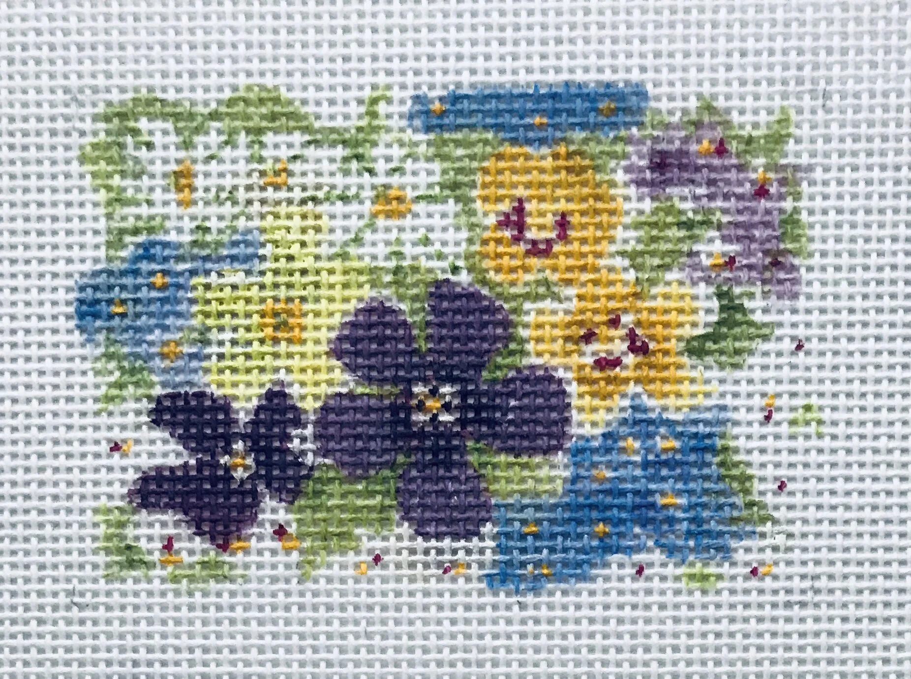 Petit Fleur Wallet Insert ALPF2 3” x 2” on 18 mesh