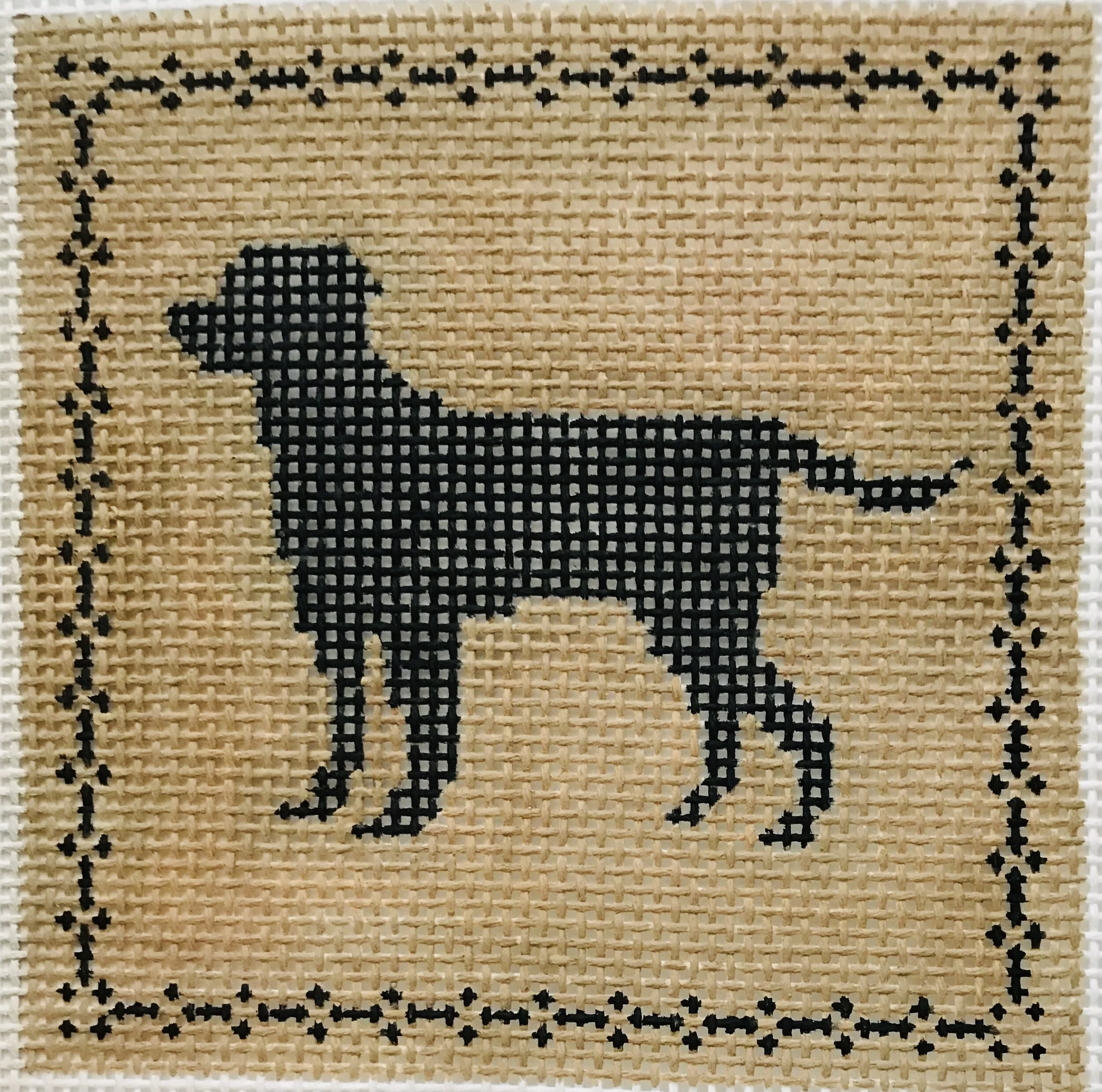 Labrador AL121 4” x 4” on 14 mesh