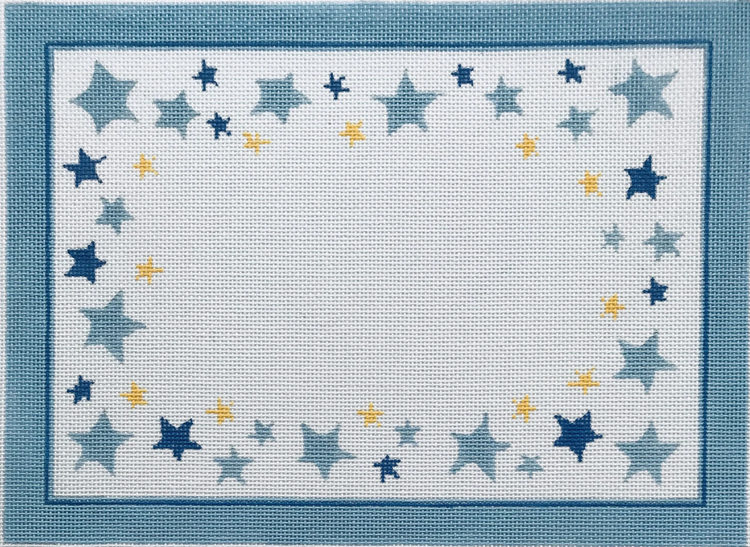Stars ALSTR1 10.5” x 7.5” on 18 mesh