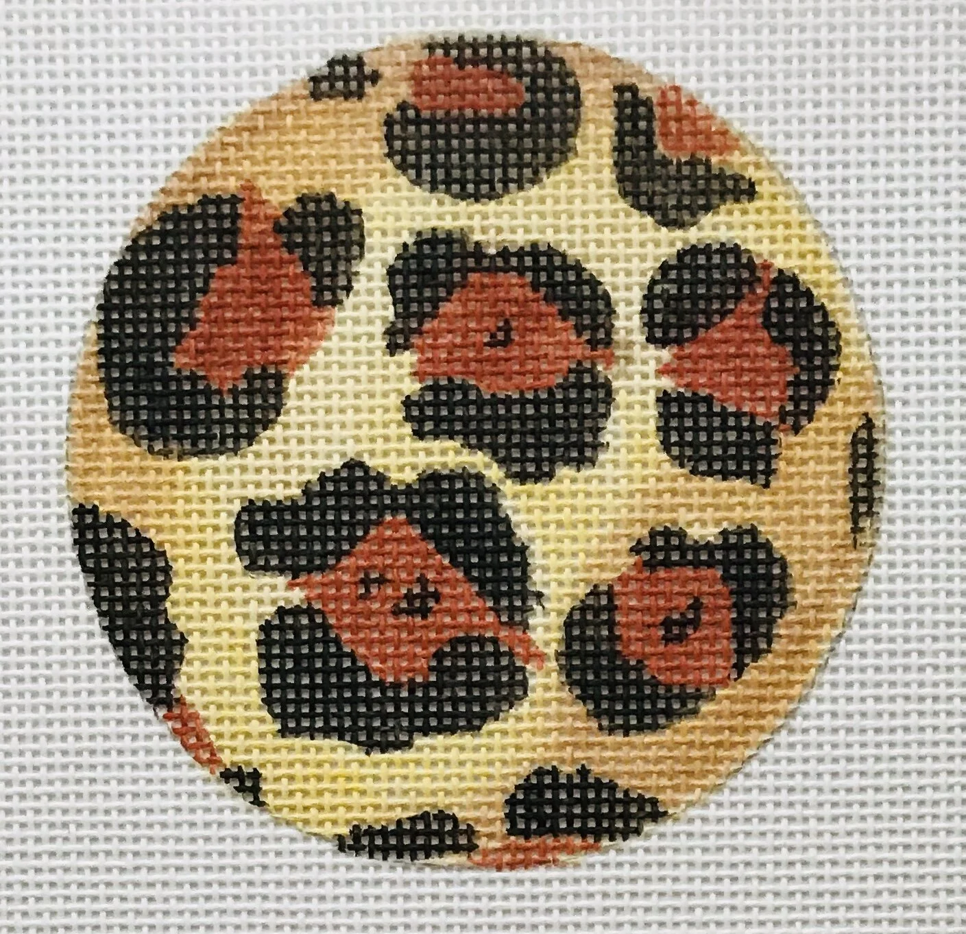 Leopard Round ALLC-63” round on 18 mesh