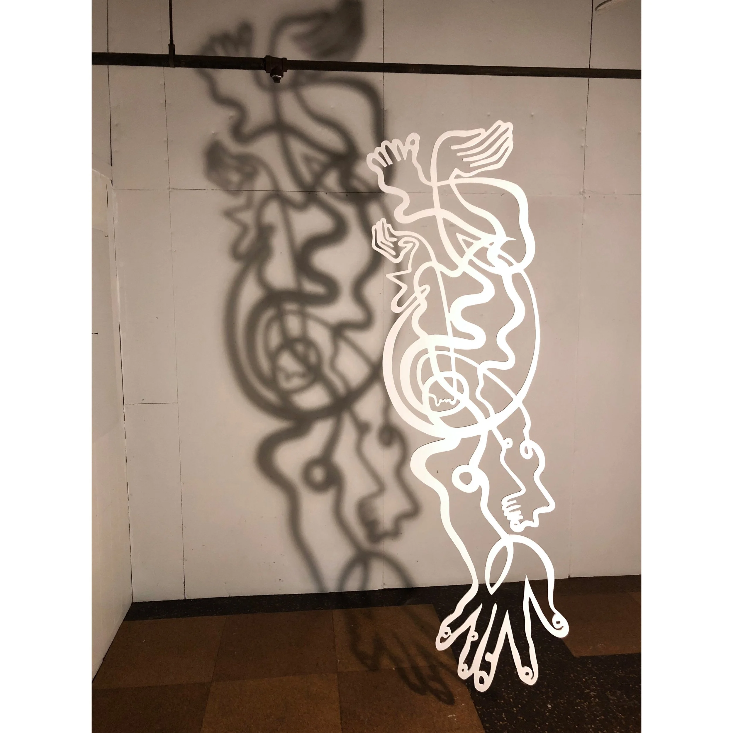   Balance , Wood and Acrylic, 2019 