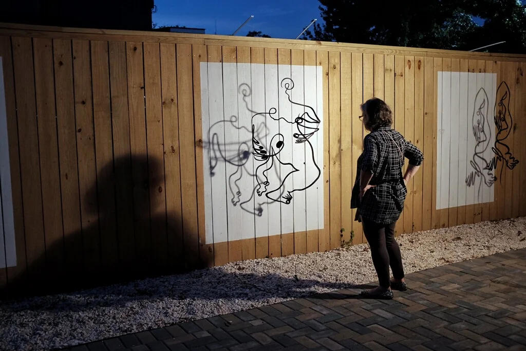   Holding Space,  Outdoor Installation at the Lucky Art Fair, 2019 