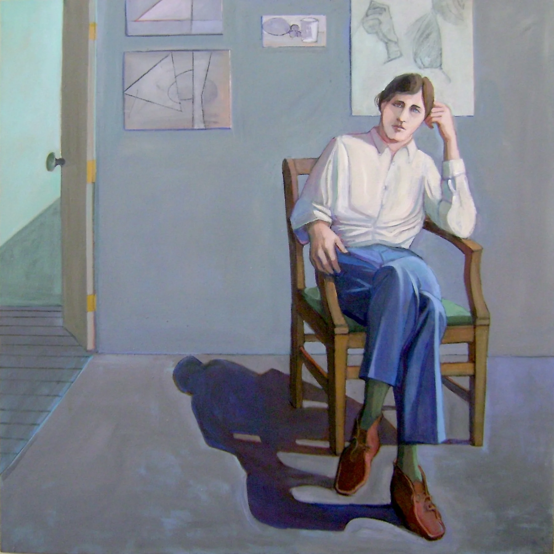 William Theophilus Brown Portrait of Bill Imhoff, 1970 Oil on canvas 48 x 48 inches For More Information Artist Biography, Exhibitions & Collections