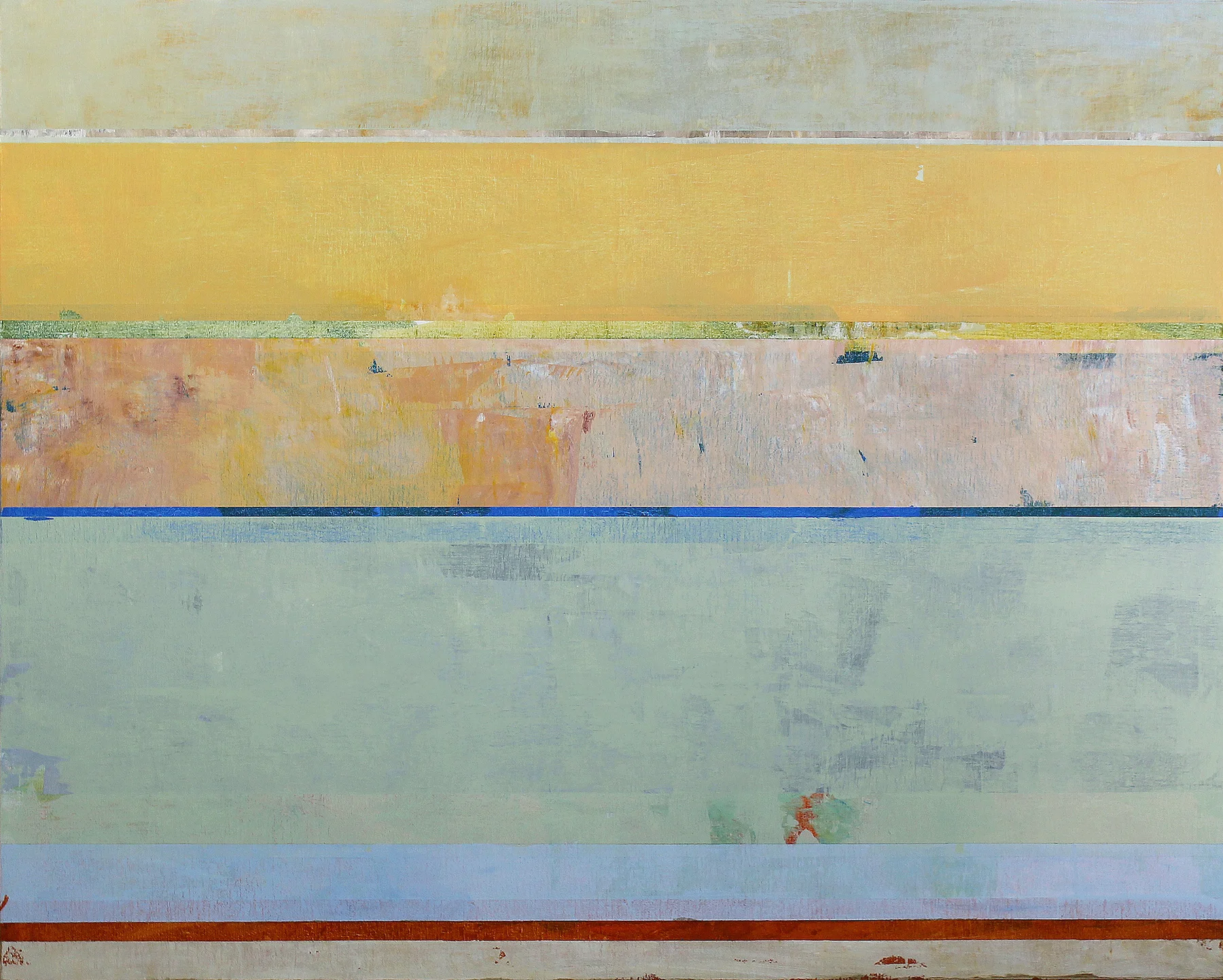 Clay Johnson How The West Was Won, Part 2 , 2016 Acrylic on linen 48 x 60 inches For More Information Artist Biography, Exhibitions & Collections