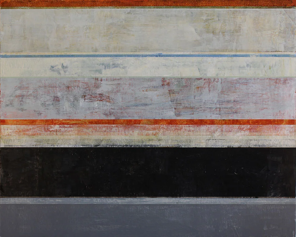 Clay Johnson The Gate , 2016 Acrylic on linen 48 x 60 inches