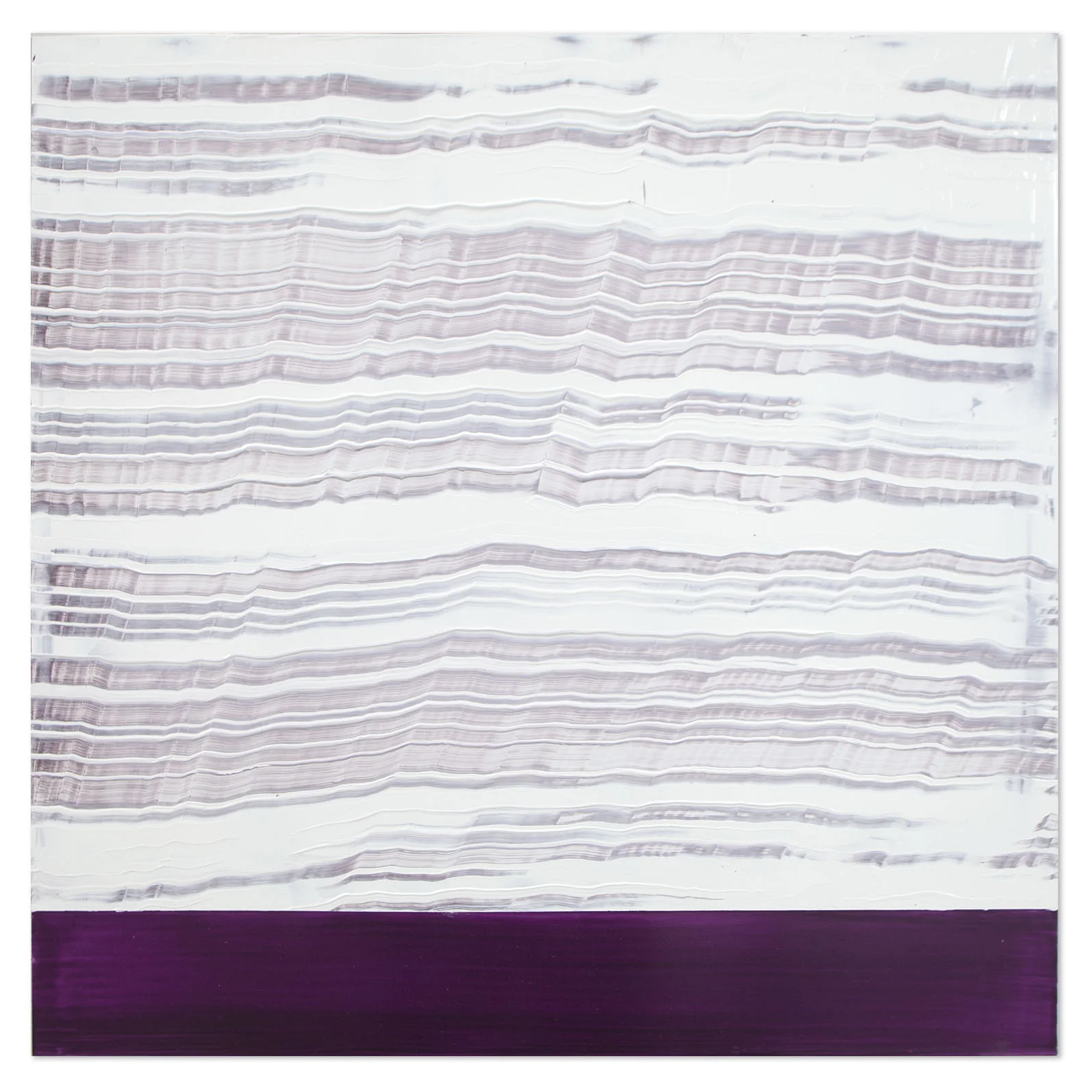 Ricardo Mazal Violet Painting on Dibond I, 2016 Oil on Dibond Aluminum 24 x 24 inches For More Information Artist Biography, Exhibitions & Collections