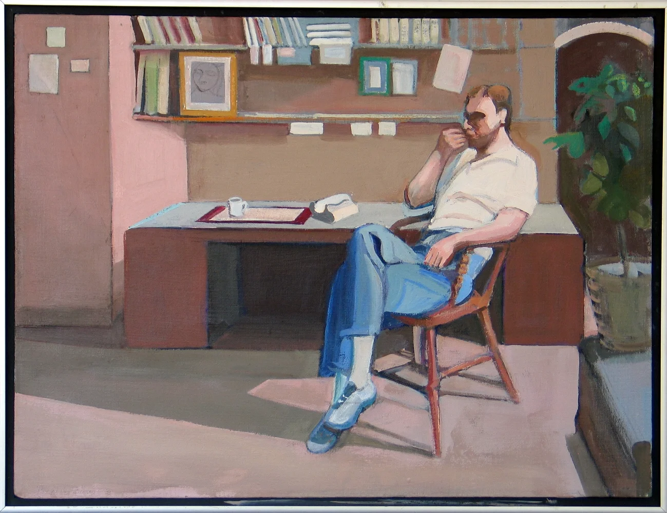   William Theophilus Brown     Portrait of Buck,   1980 Acrylic on canvas 18 x 24 inches  &nbsp;    For More Information     Artist Biography, Exhibitions &amp; Collections   &nbsp; 