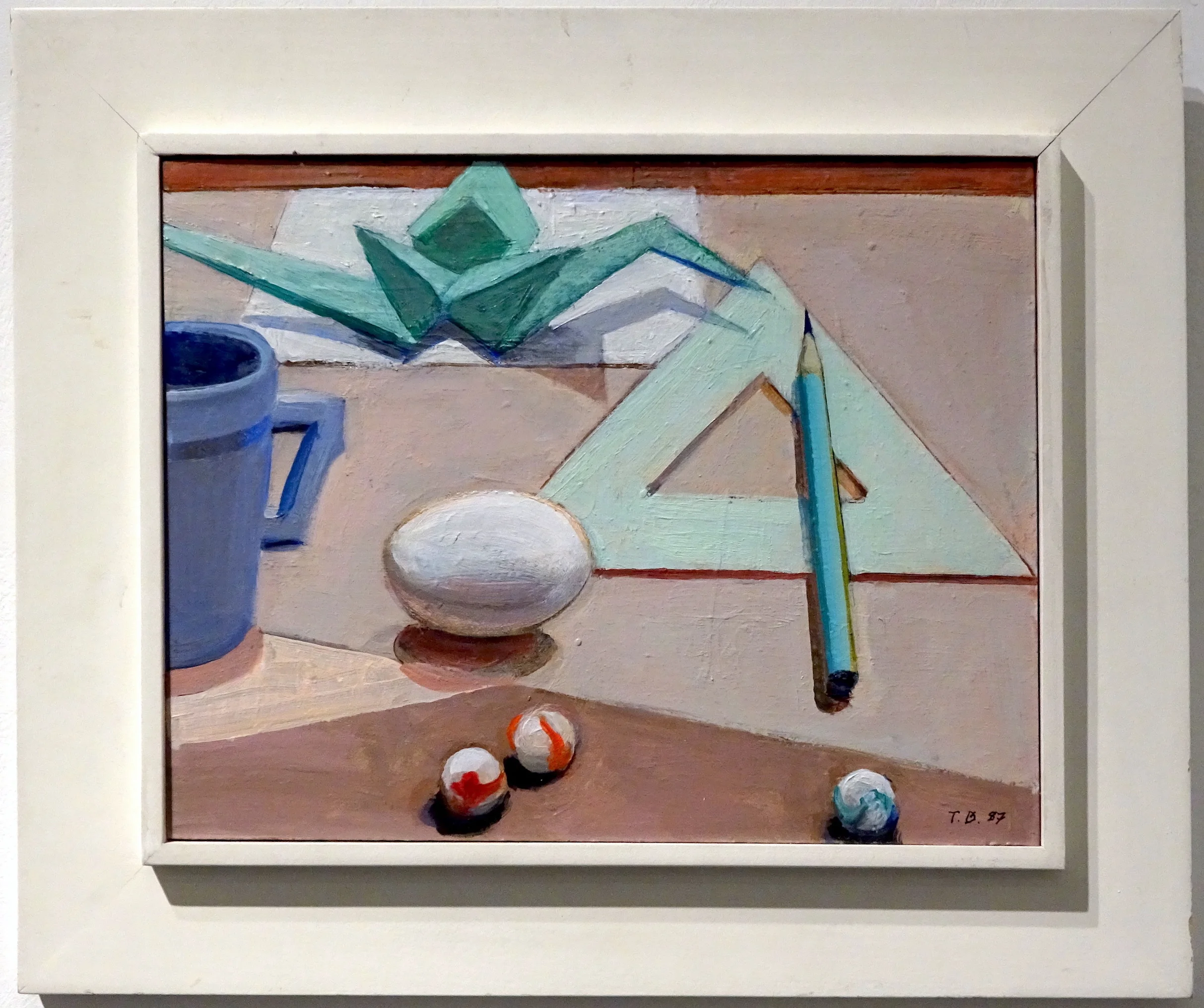 William Theophilus Brown Untitled (Origami Series), 1987 Acrylic on panel 8.5 x 11 inches For More Information Artist Biography, Exhibitions & Collections