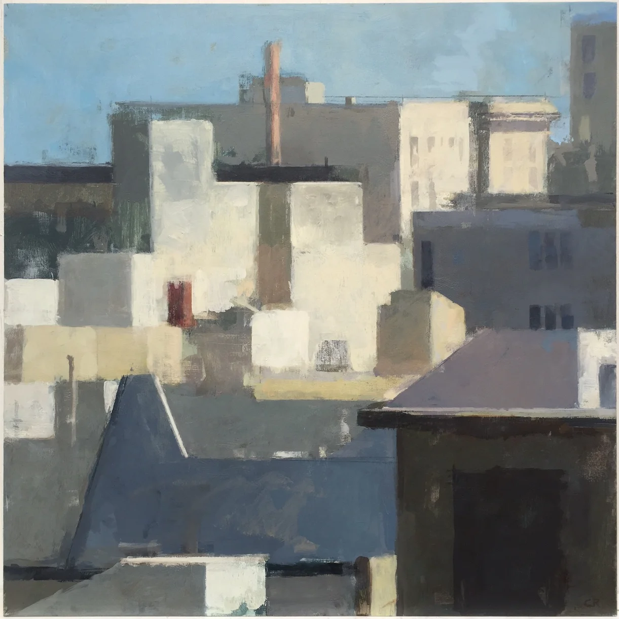 Claudia Rilling Shifting Light , 2019 Oil on panel 18 x 18 inches For More Information Artist Biography, Exhibitions & Collections