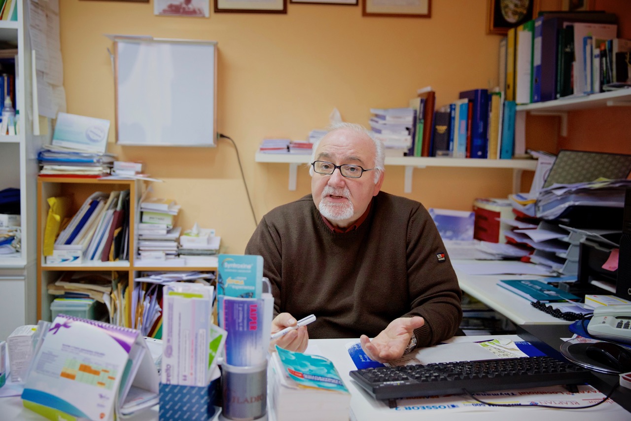 Giuseppe, medico di base da più di vent’anni. Bussi sul Tirino (Pescara), 2014.