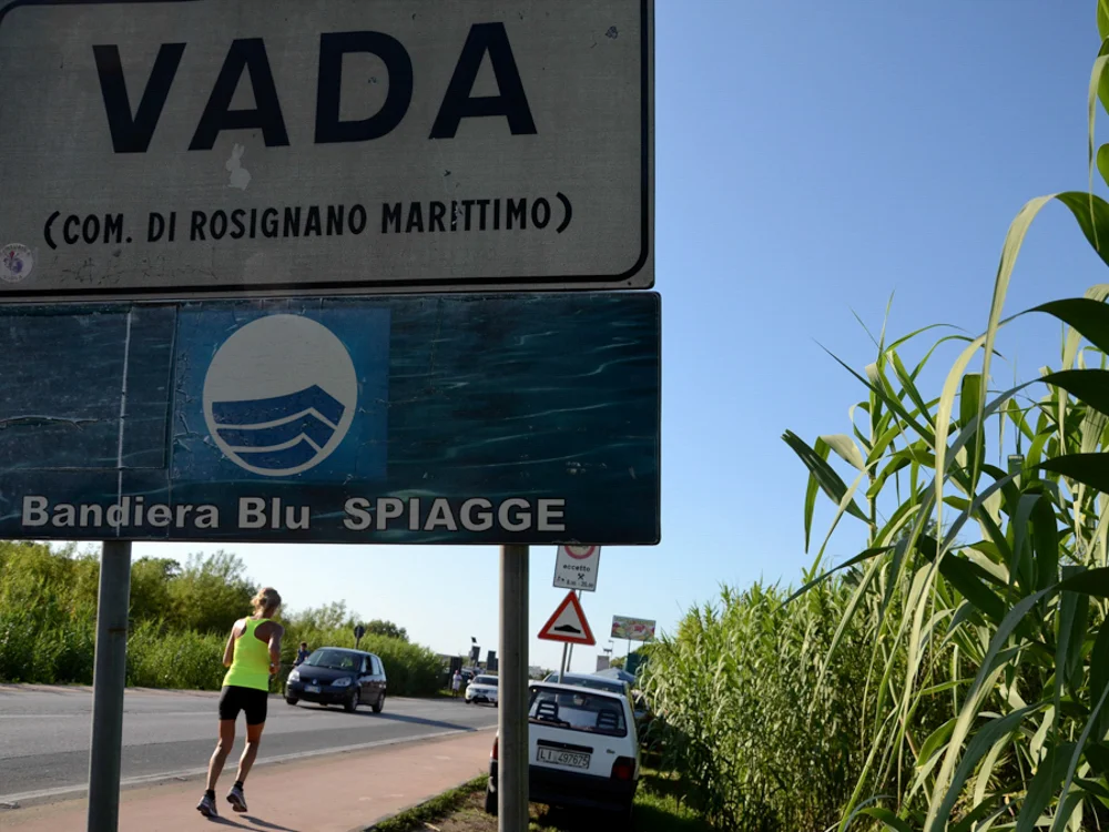 Jogging lungo la via Aurelia - Vada, 2015