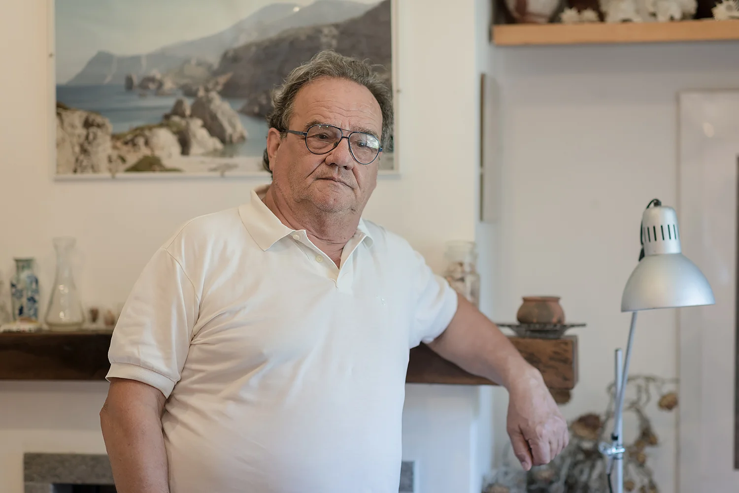 ITALIA, 2017, Grosseto. Roberto Barocci, attivista dell’associazione “Forum Ambientalista”. Si occupa di sensibilizzare gli abitanti della zona riguardo ai rischi per l’ambiente e per la salute umana legati all’utilizzo di alcune tecnologie in Amiata. Ha assistito per “SOS Geotermia” Giuseppe Merisio, citato per diffamazione da Enel per aver affermato che la centrale di Bagnore 3 emette sostanze tossiche e nocive. Il tribunale ha respinto la richiesta dell’azienda che è stata condannata a pagare le spese processuali © LUCA CERABONA