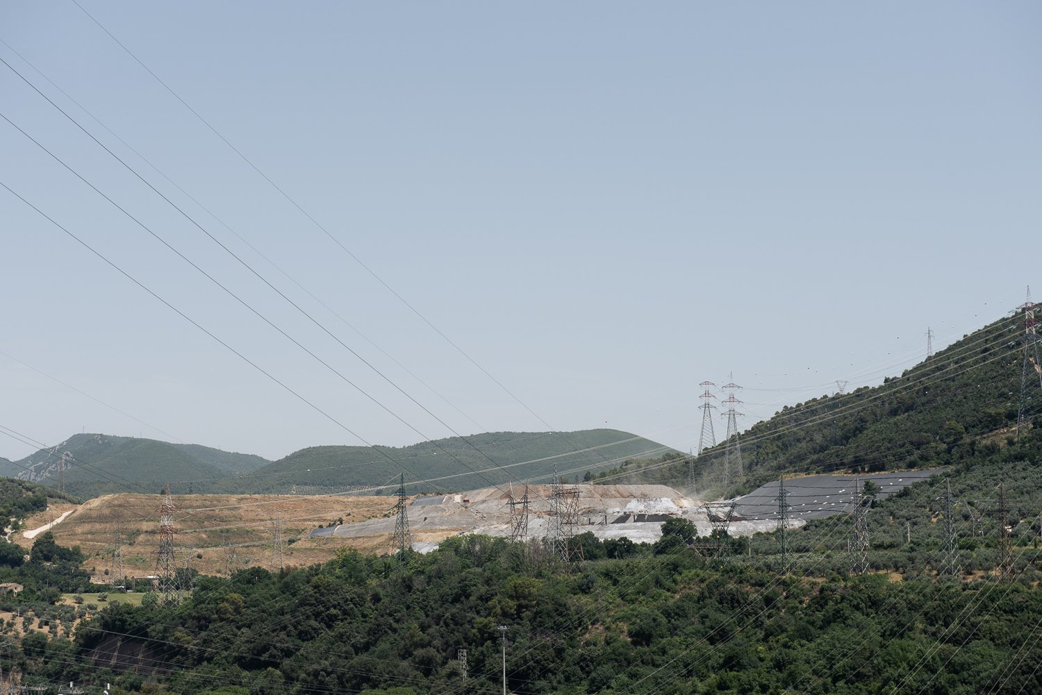  Discarica delle scorie di lavorazione dell’acciaieria in zona Pentima Alta. Terni (Terni), 2023. 