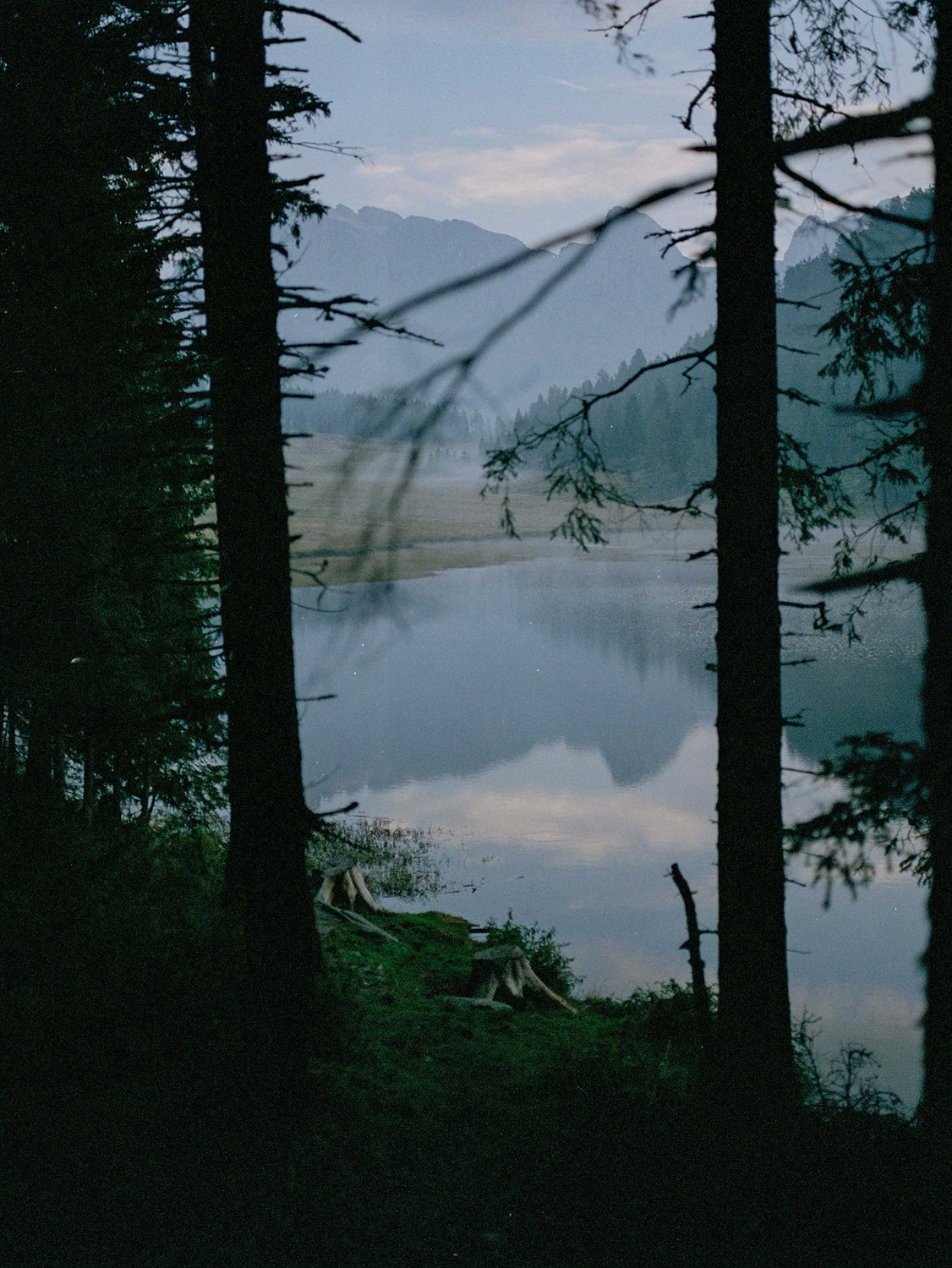   Il lago di Calaita all’alba, Valle del Vanoi, settembre 2023 