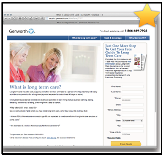 Test Landing Page w/Lead Form - Winner