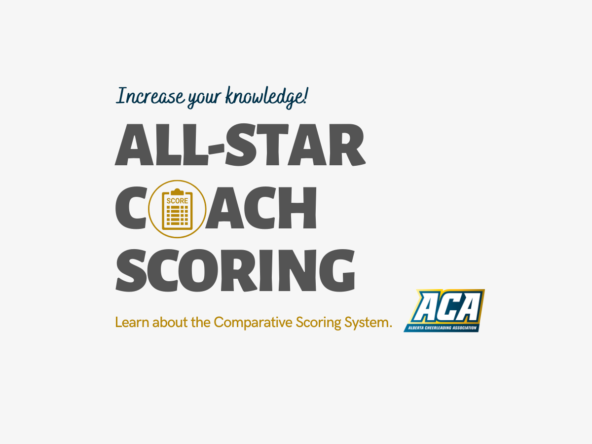Scoring Session for Coaches Novice & U6/U8 Prep